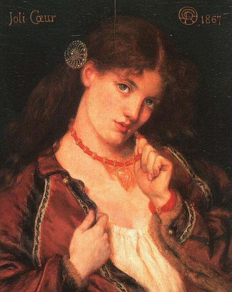 Dante Gabriel Rossetti Joli Coeur oil painting image